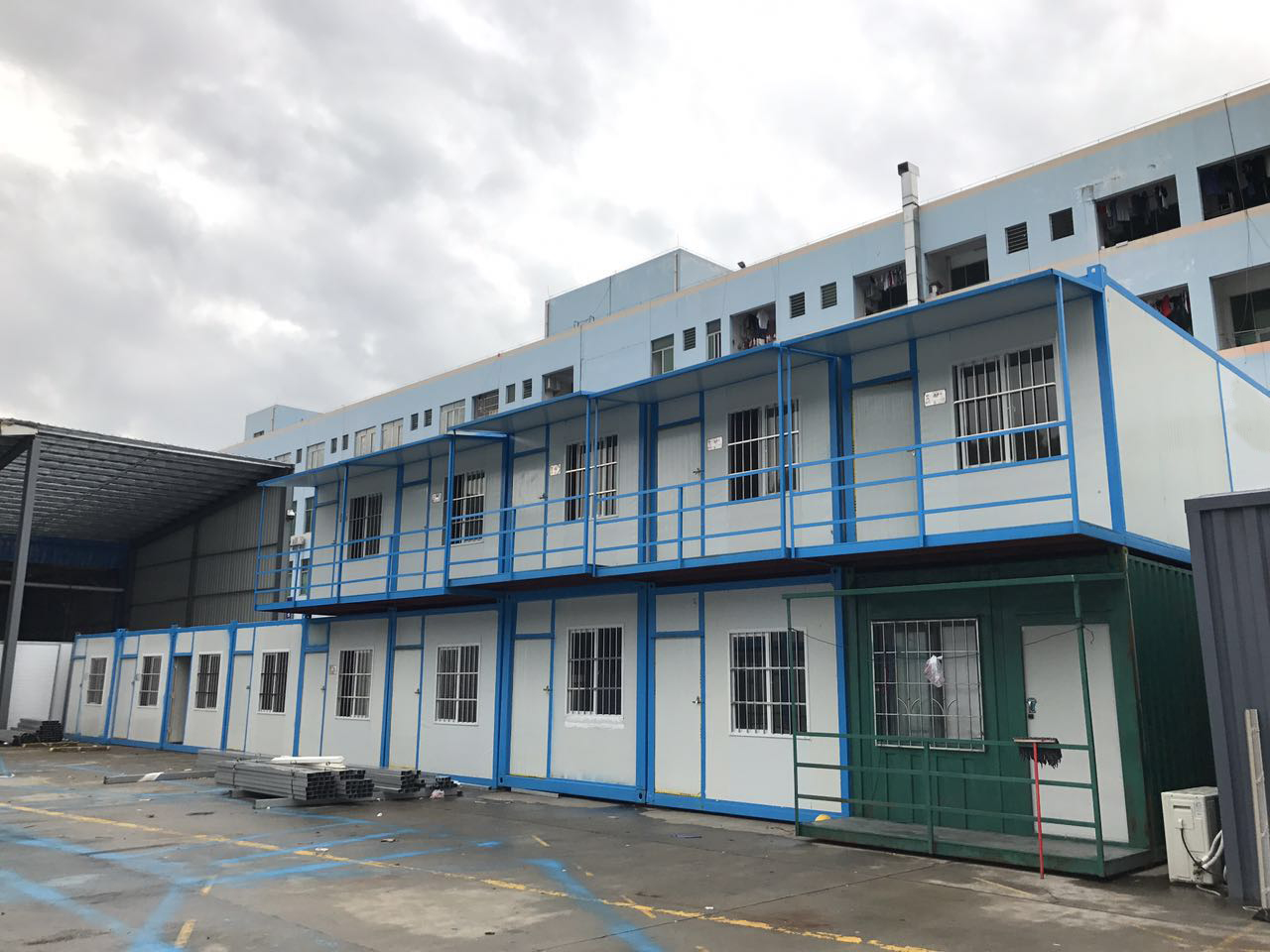 江北工地住人集装箱宿舍定制出售项目